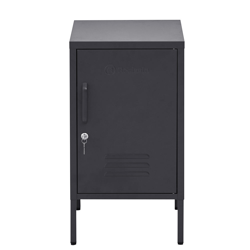 Metal Locker Storage Shelf Filing Cabinet Cupboard Bedside Table Black in Malaga Perth Western Australia