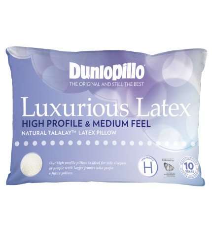 Dunlopillo Talalay Latex Pillow - High Profile