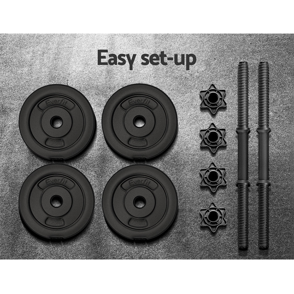 7KG Dumbbells Dumbbell Set Weight Plates Home Gym Fitness Exercise in Malaga Perth Western Australia