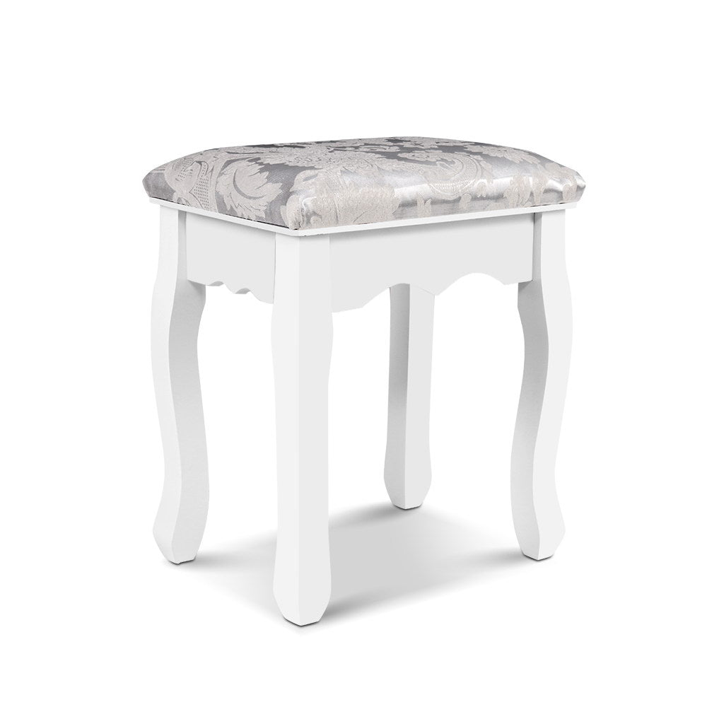 Dressing Table Stool Bedroom White Make Up Chair Fabric Furniture in Malaga Perth Western Australia