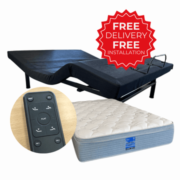 Dreamflex 3200 Electric Adjustable Bed + Divine Sleep Package - Support Mattress
