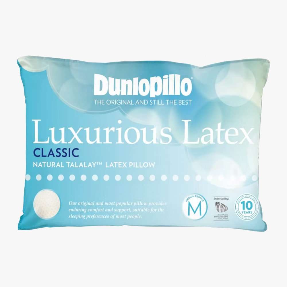 Dunlopillo Luxurious Classic Latex Pillow in Malaga Perth Western Australia