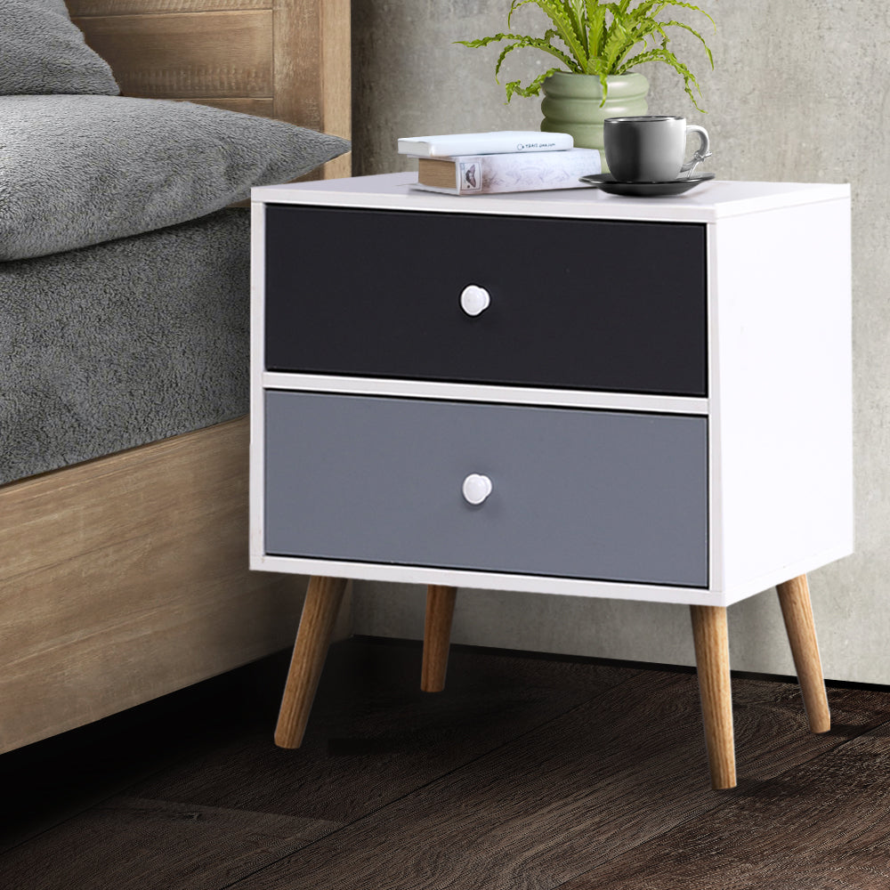 Bedside Tables Drawers Bedroom Side Table Nightstand Lamp Side Storage Cabinet in Malaga Perth Western Australia