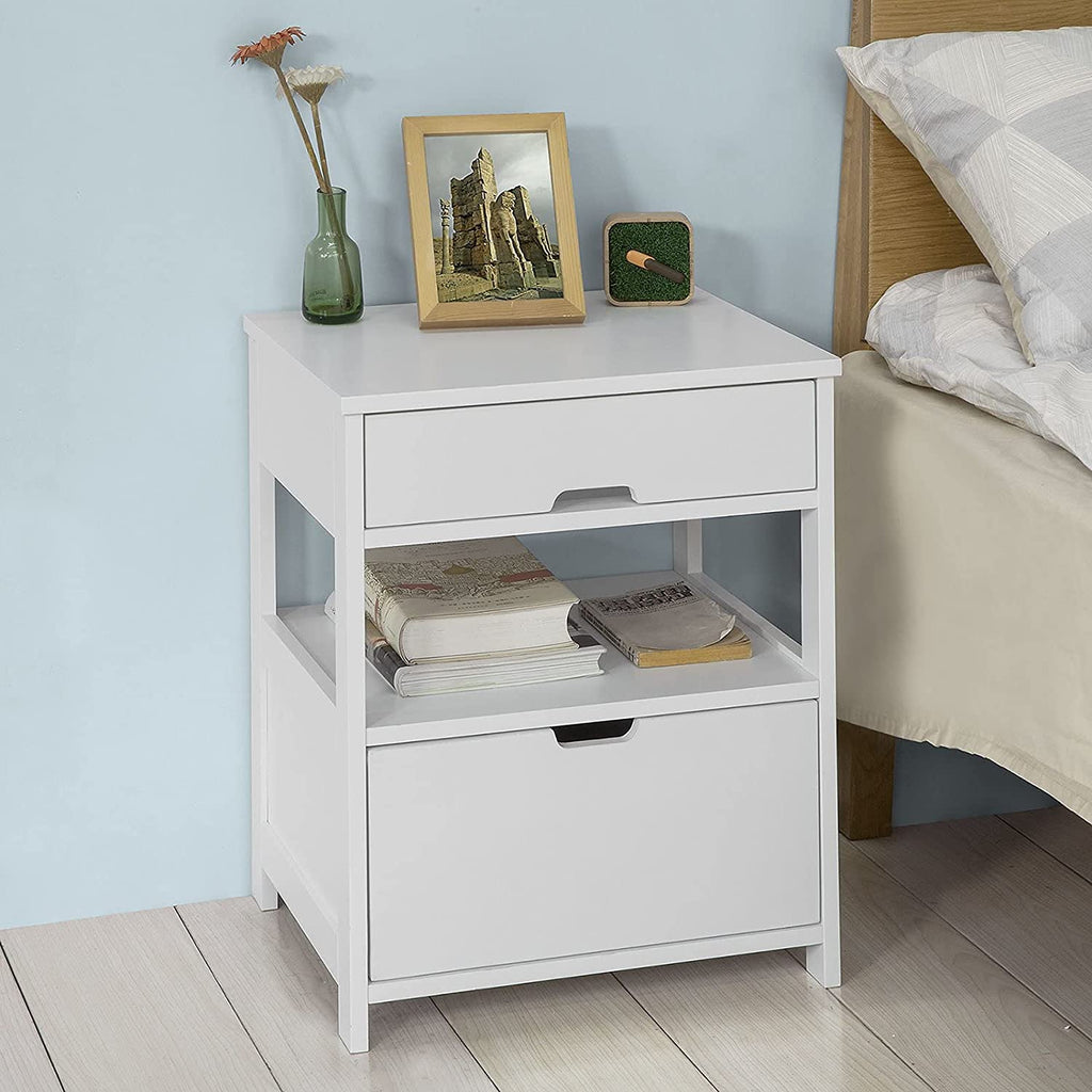 White Bedside Table Drawers in Malaga Perth Western Australia
