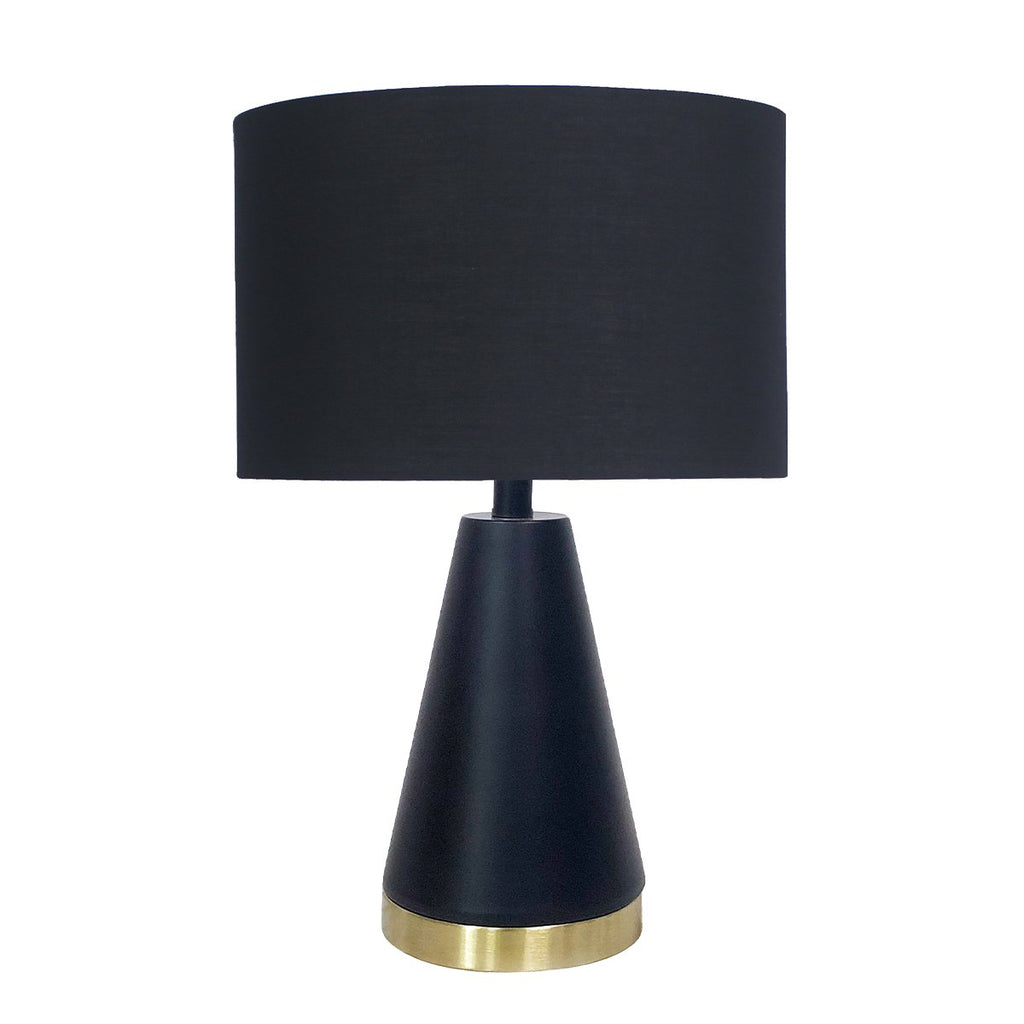 Metal Table Lamp in Black and Gold Home Decor in Malaga Perth Western Australia
