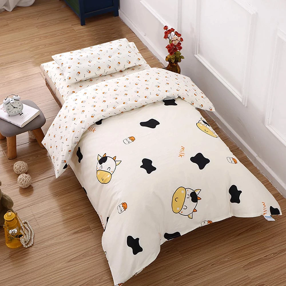 Cow Bedding set Organic Cotton Fits Crib and Toddler Comforter Bedroom Kids in malaga perth western australia