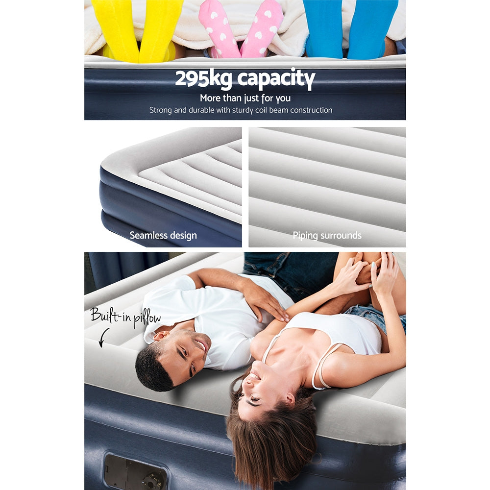 Queen Air Bed Inflatable Mattress Sleeping Mat in Malaga Perth Western Australia