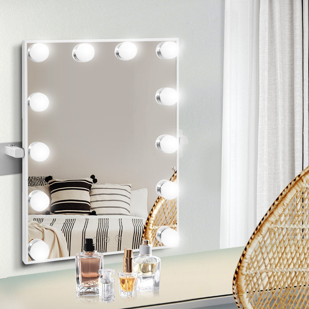 Hollywood Wall mirror Makeup Mirror With Light Vanity 12 LED Bulbs in Malaga Perth Western Australia