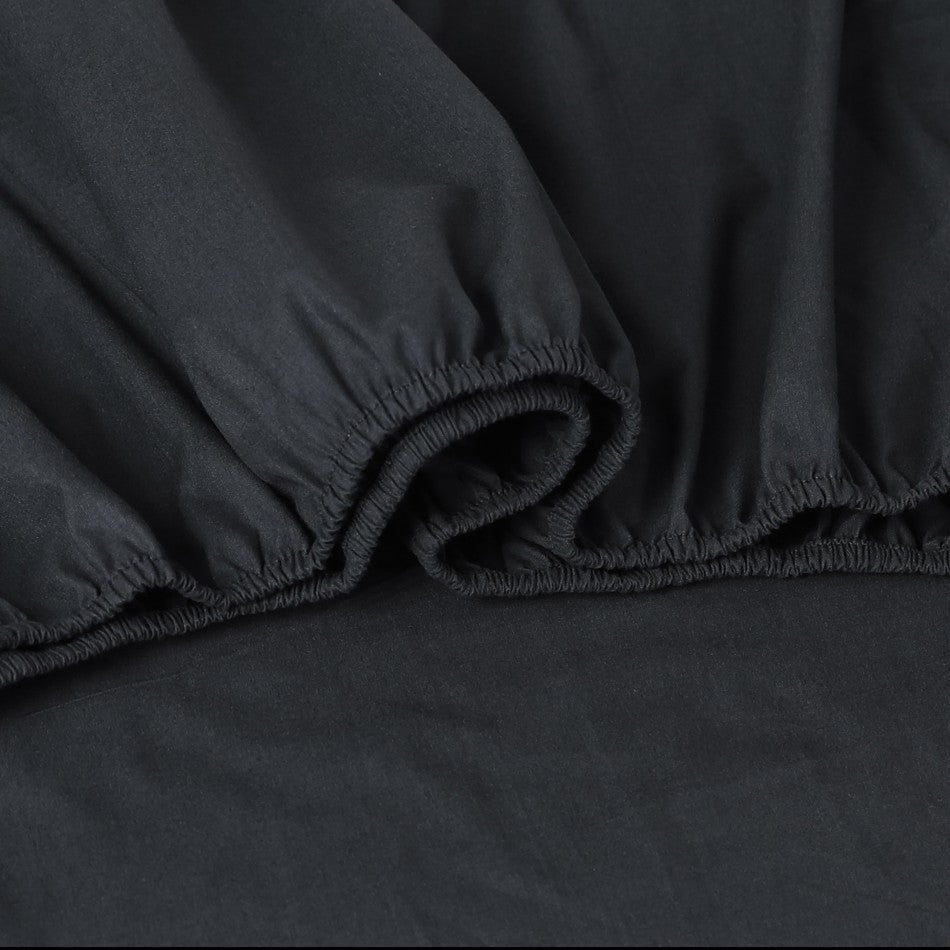 Linen 100% Egyptian Cotton Vintage Washed Charcoal Queen Bed Sheets Set in Malaga Perth Western Australia